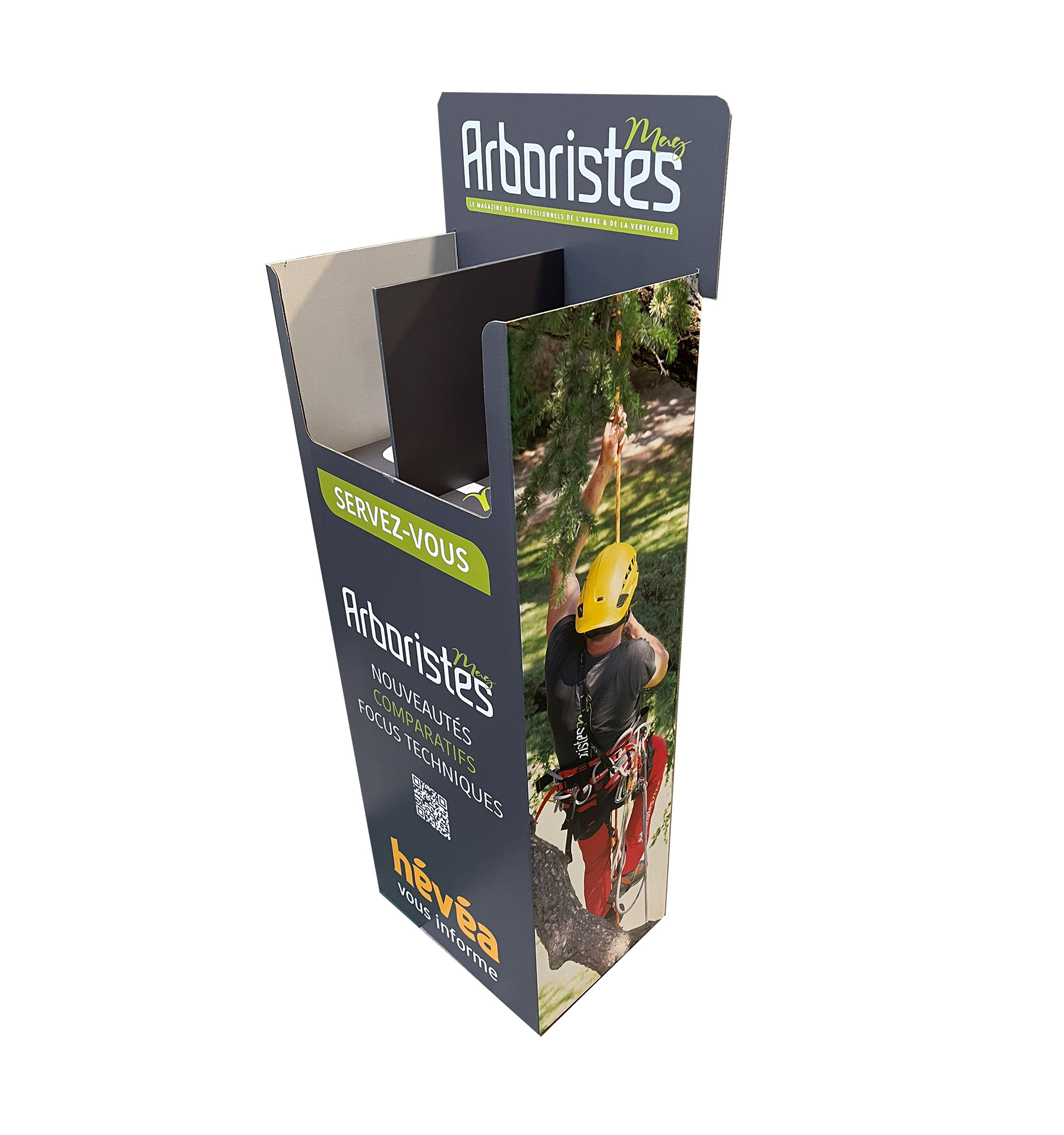 Porte magazines de sol sur-mesure